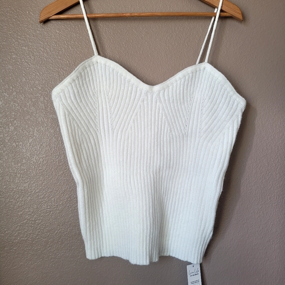 CUPSHE Ribbed White/Ivory  Tank Top Size XL - Picture 12 of 12